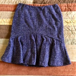Mini-jupe Ann Taylor Loft Taille 8P – Rouge, Bleu, Marron, Blanc à Carreaux – Coton, Occasion Très Bon état